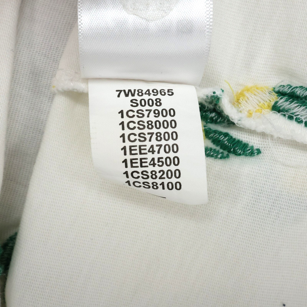 Lucky Brand Top Womens Large White Cotton Embroidered Lemons T-shirt Novelty - Picture 15 of 15